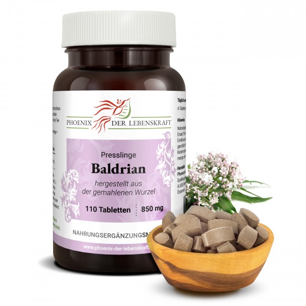 Baldrian Tabletten, 850 mg