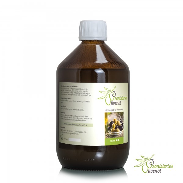 OO3 oxyproducts - Flasche 500ml - mittel ozonisiertes Olivenöl