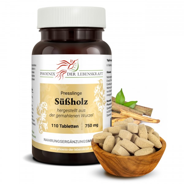 Süßholz Tabletten, 750 mg